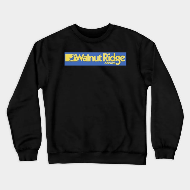 Walnut Ridge Yellow Logo Crewneck Sweatshirt by rt-shirts